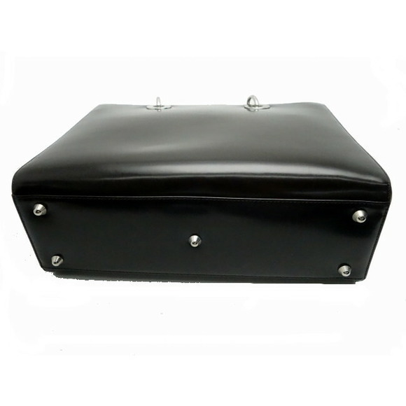 Christian Dior 2WAY Bag Lady Dior Enamel Black - Picture 7 of 7